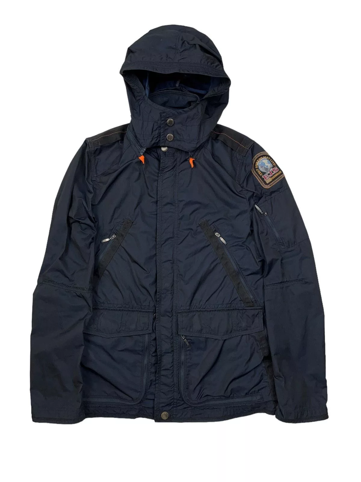 MasterPiece Bombers MasterPiece × Parajumpers × Vintage Vintage Parajumpers Windbreaker Utility Multi Pocket Jacket Blue