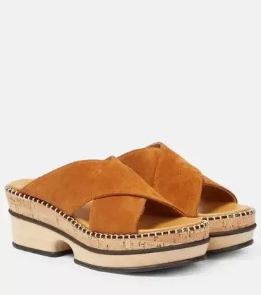 Chloe Mules Chloe o1loc1c0624 CHC22 Laia Mules in Caramello Multi