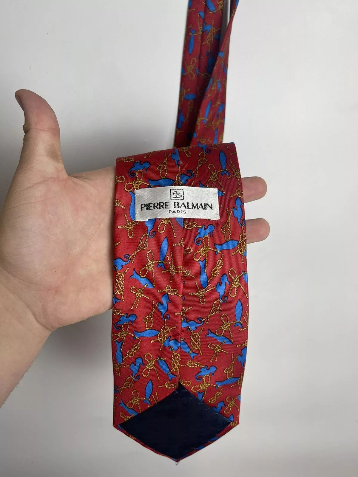 Balmain Ties Pocketsquares Balmain 100% Silk plaid pattern tie Multi Luxury