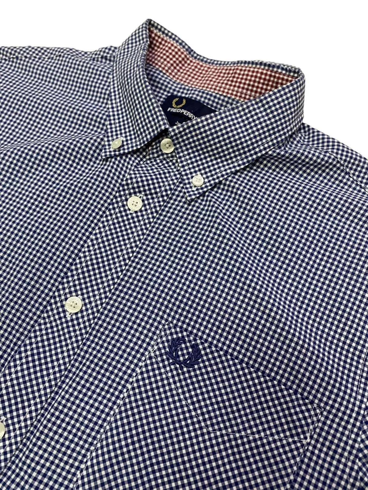 Fred Perry Shirts Button Ups Fred Perry Button Shirt Blue
