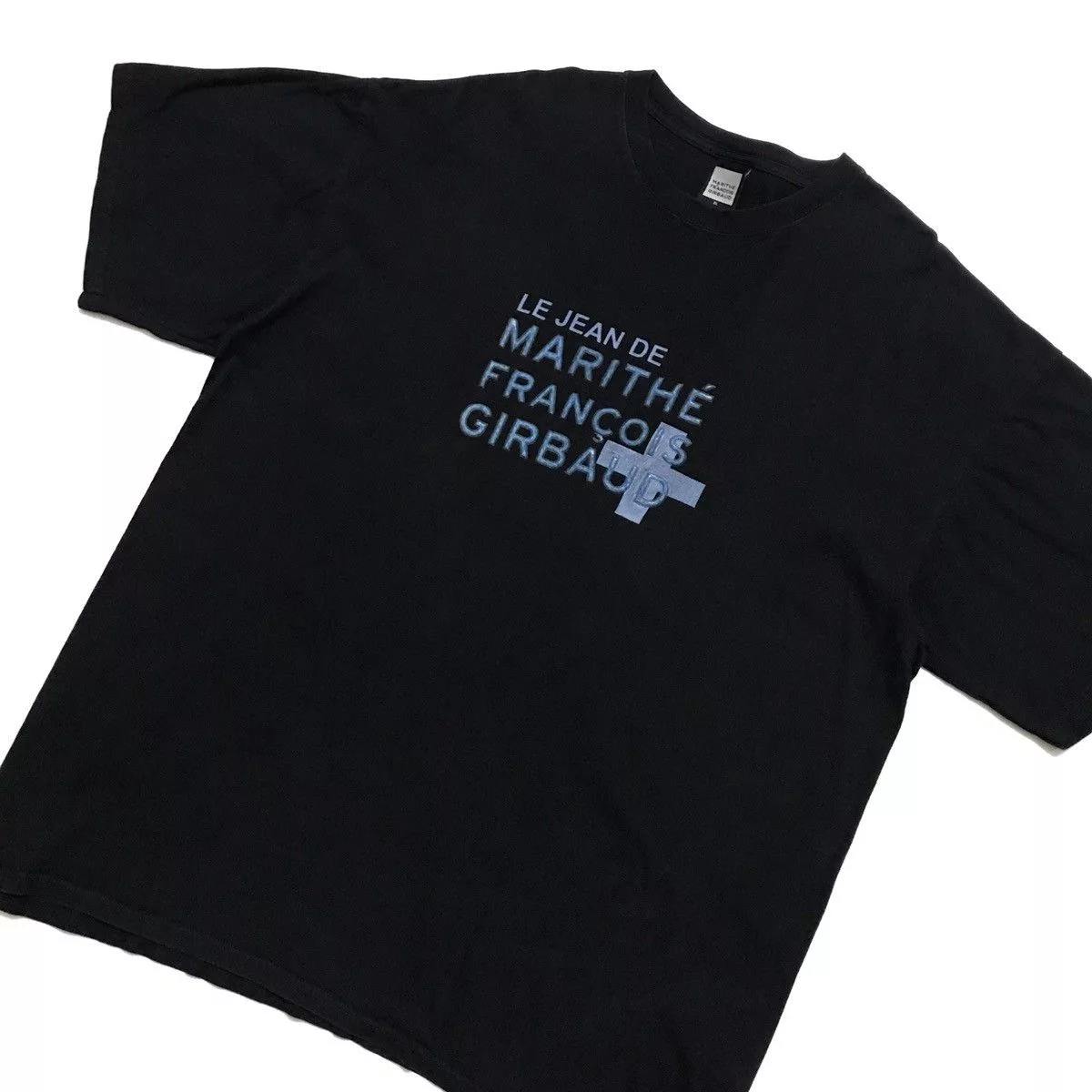 Marithe + Francois Girbaud Short Sleeve T Shirts Marithe + Francois Girbaud Logo Tee Le Jean De Marithe Francois Girbaud Black