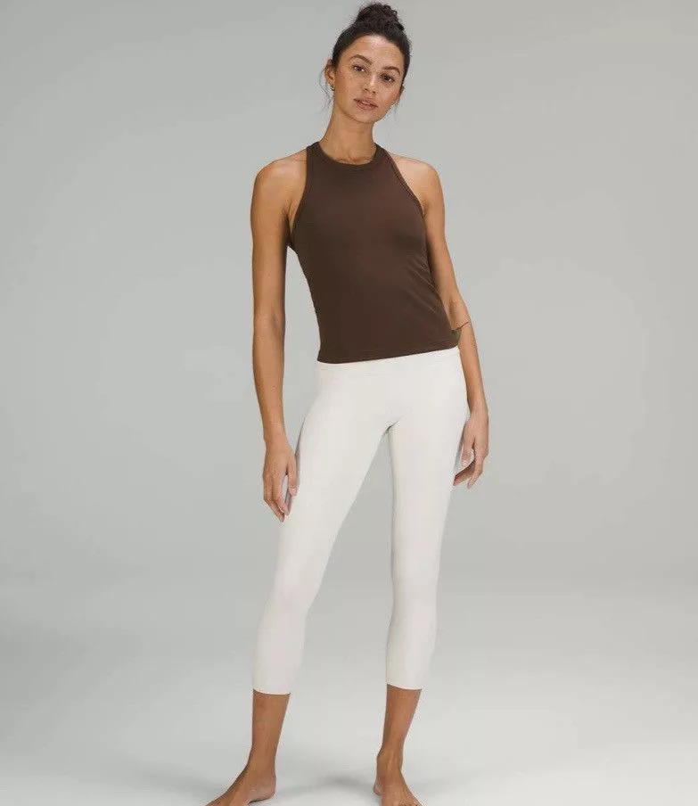 Lululemon Tank Tops Lululemon Align Waist-Length Racerback Tank Top Java size 4 Brown