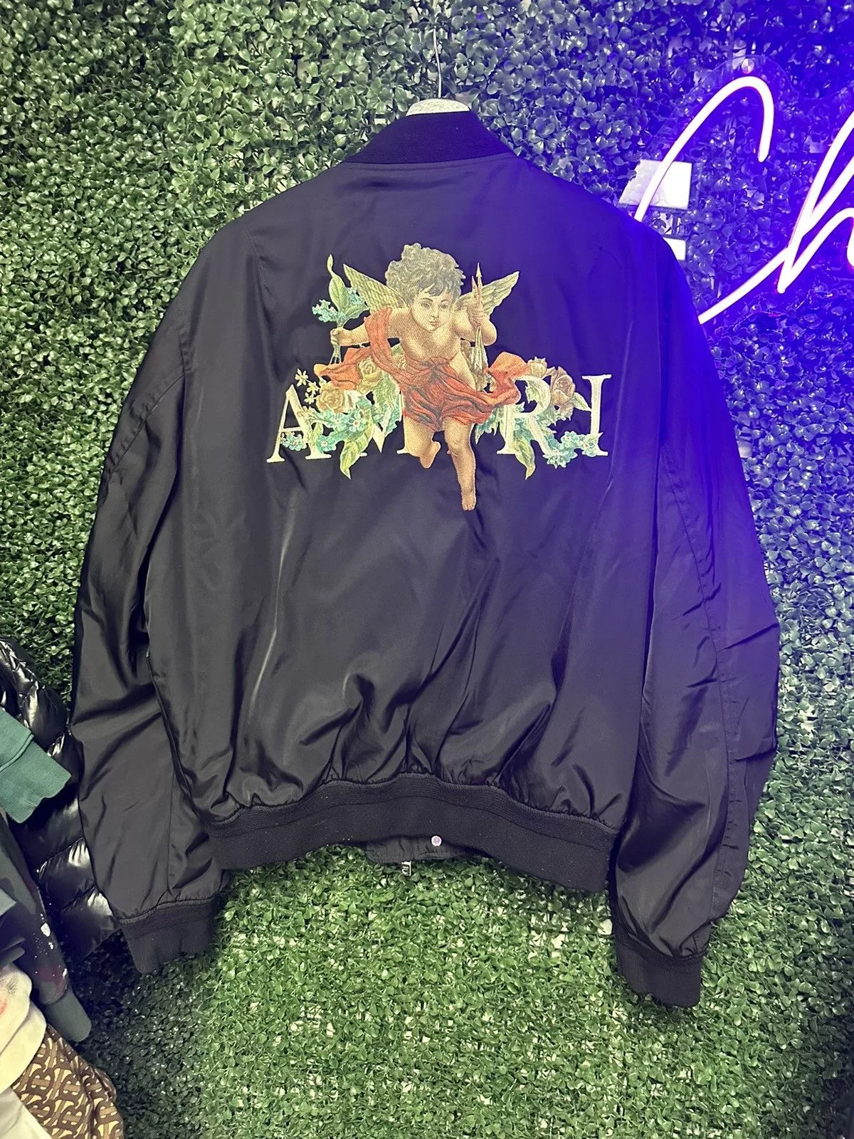 Amiri Bombers Amiri Cherub Bomber Jacket Black