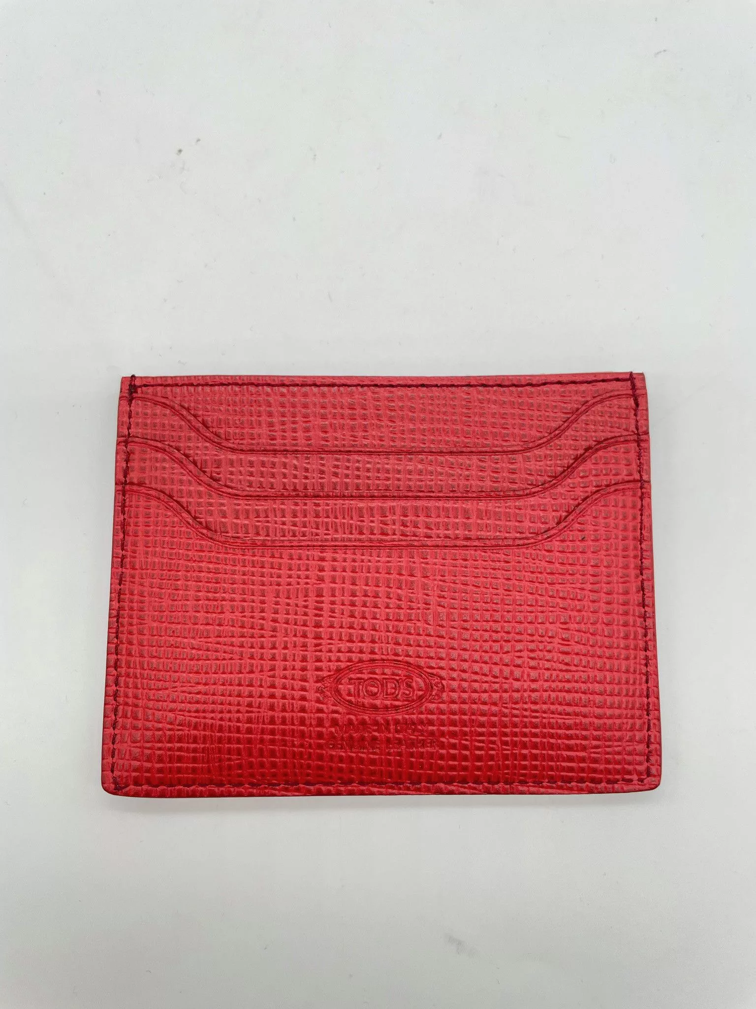 Tod's Wallets 🔥75% OFF🔥 [SALE] TOD'S Red Leather Cardholder