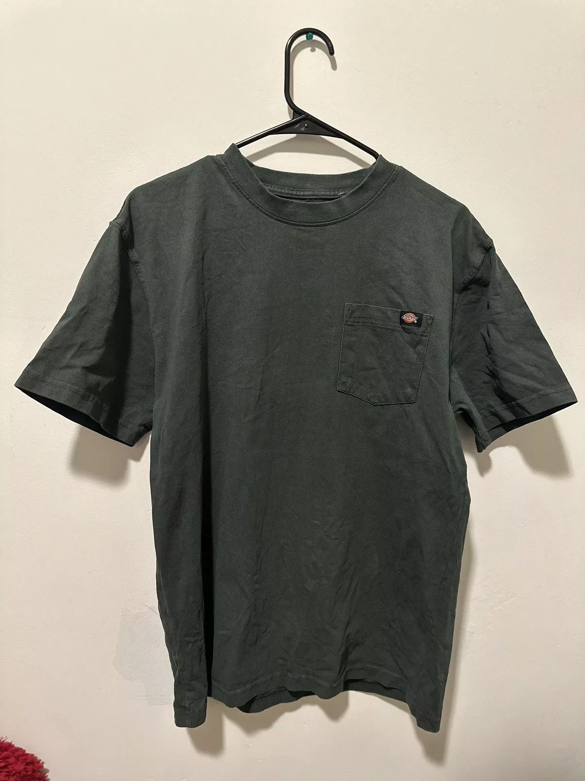 Dickies Short Sleeve T Shirts Dickies forest green pocket tee