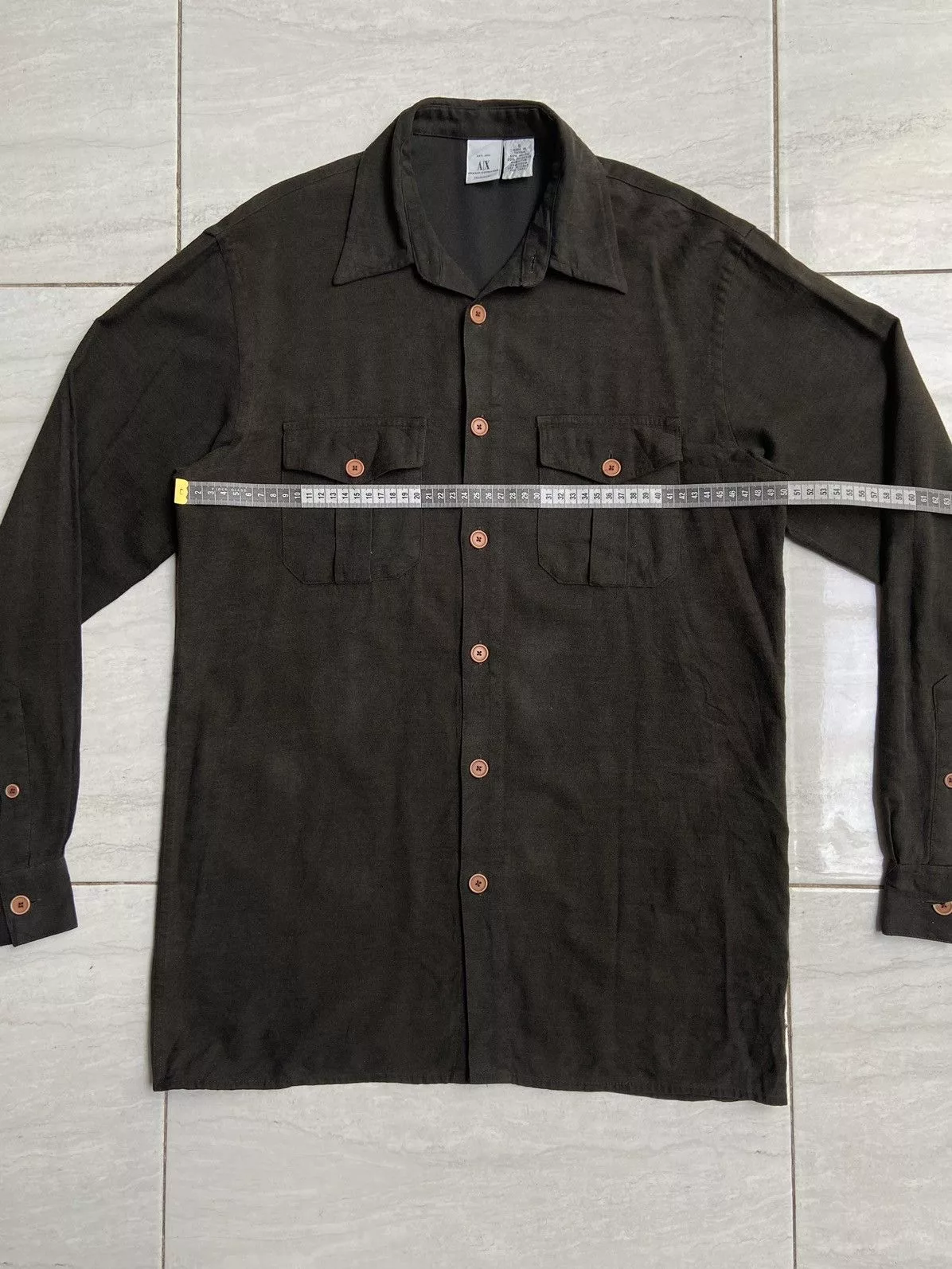 Armani Exchange Shirts Button Ups ARMANI EXCHANGE Brown Shirt