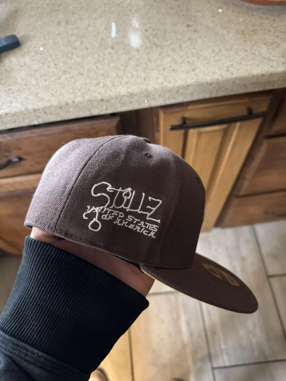 Slumpy Kev Hats Slumpy Kev × STILLZ Stillz brown fitted hat