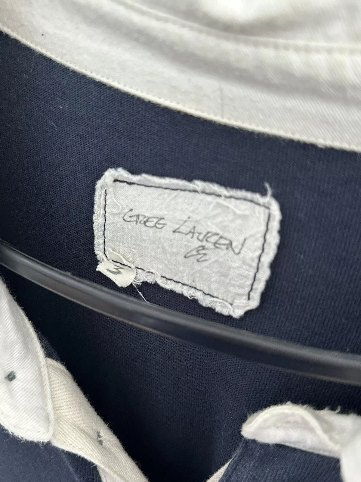 Greg Lauren Polos Greg Lauren SS19 Denim Patchwork jacket Blue