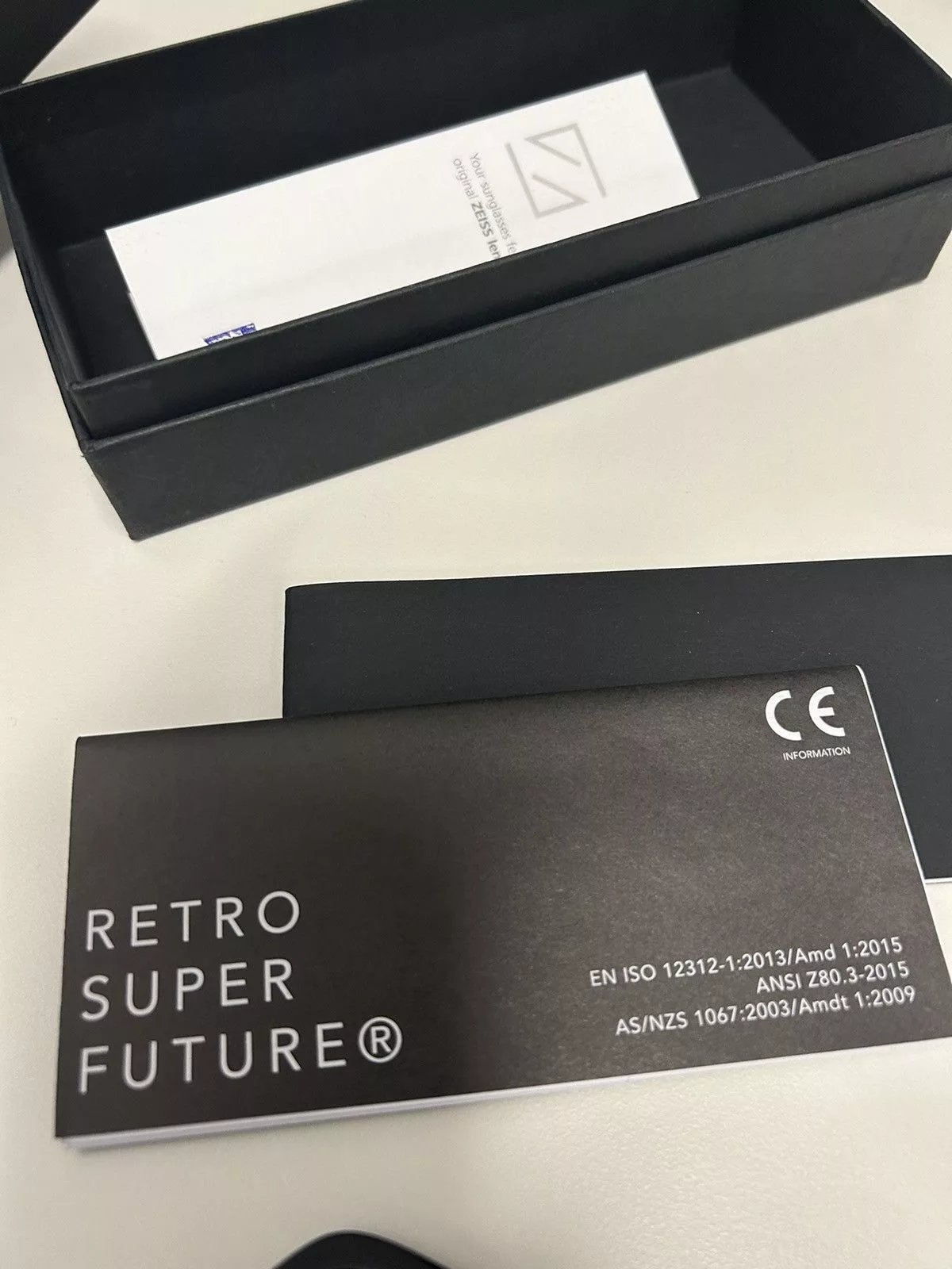 Retrosuperfuture Glasses Retrosuperfuture Aalto Francis Black Gold
