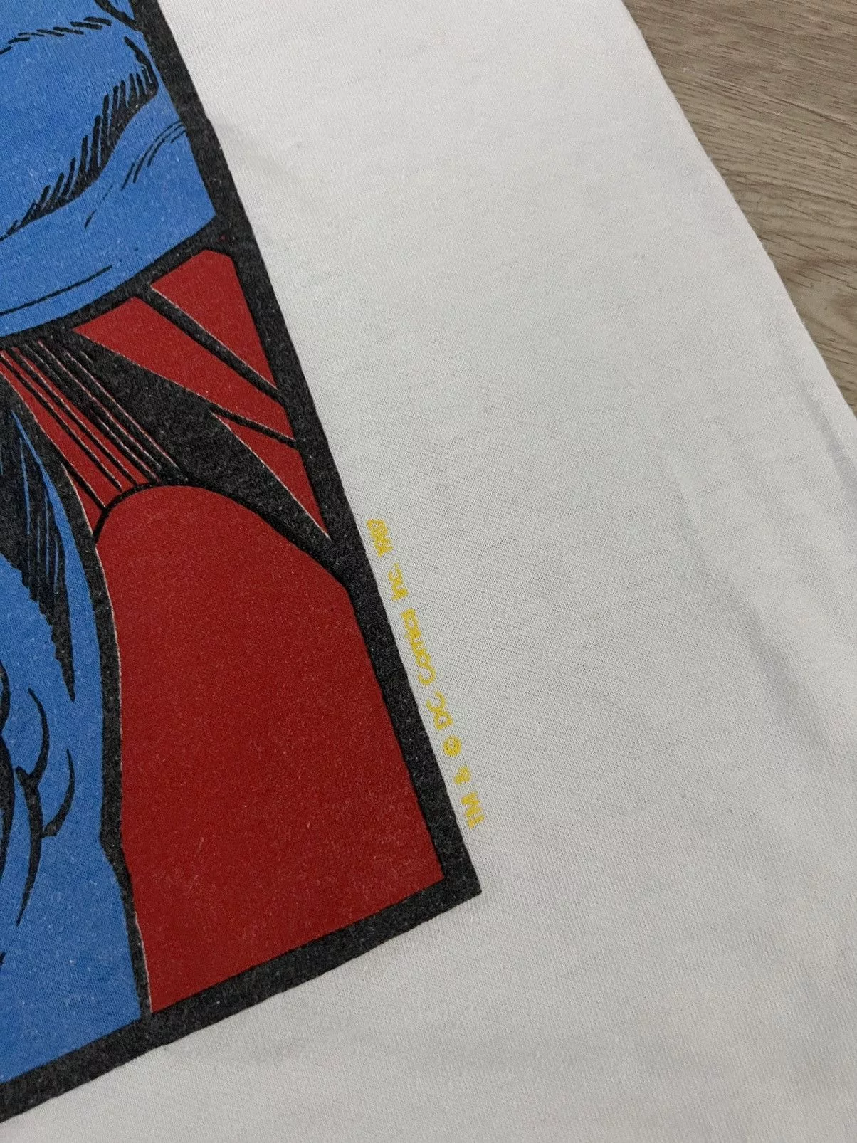 DC Comics Short Sleeve T Shirts DC Comics × Vintage Vintage DC Comics Superman 1987 Shirt White