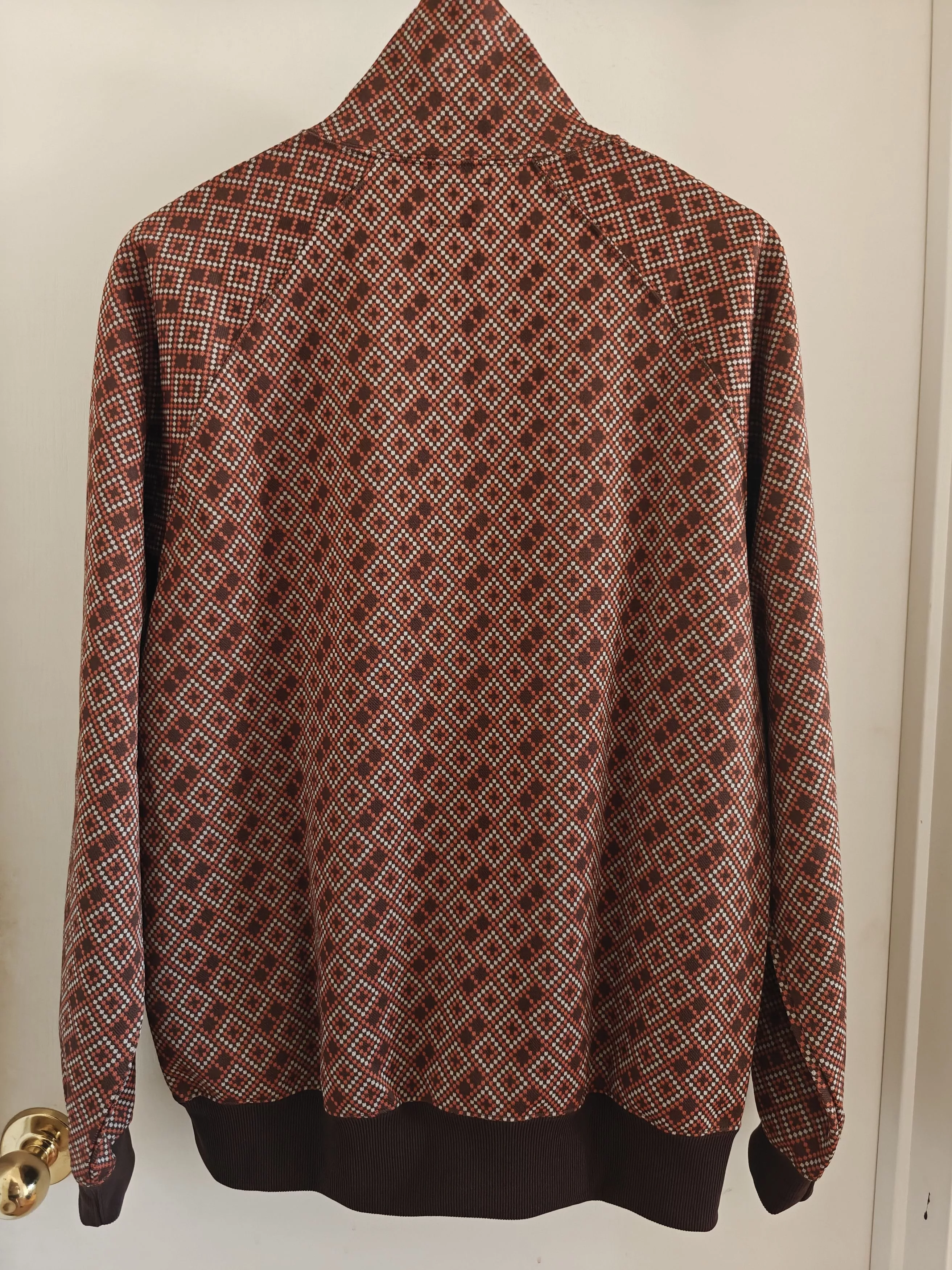 Needles Light Jackets Needles Track Jacket jacquard Brown