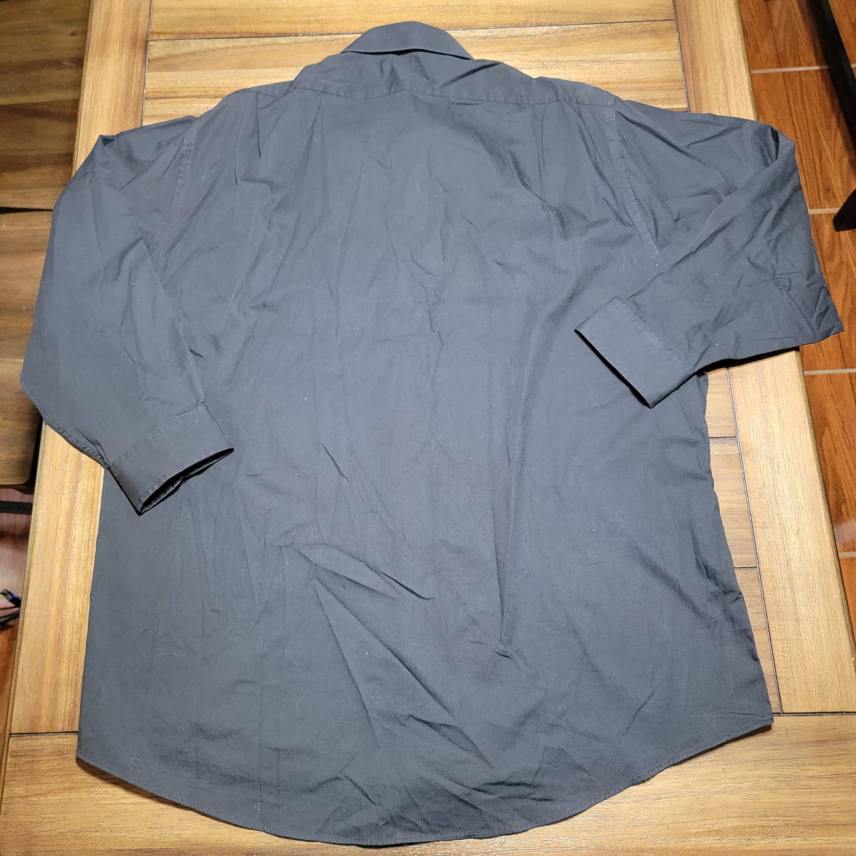 Covington Shirts Button Ups Covington Full Button LS Black - Size XXL