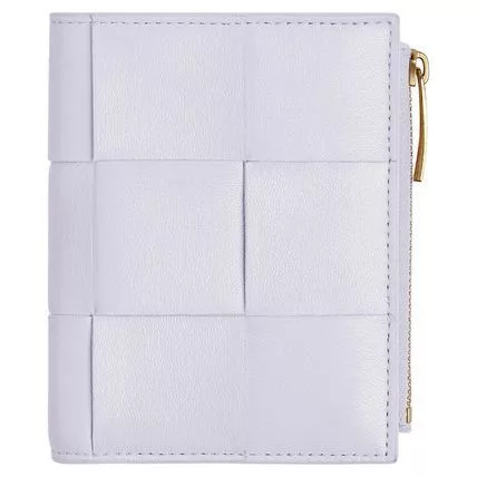 Bottega Veneta Wallets Bottega Veneta o1n1vont0624 Size: OS / Bifold Zipper Wallet in Light Blue