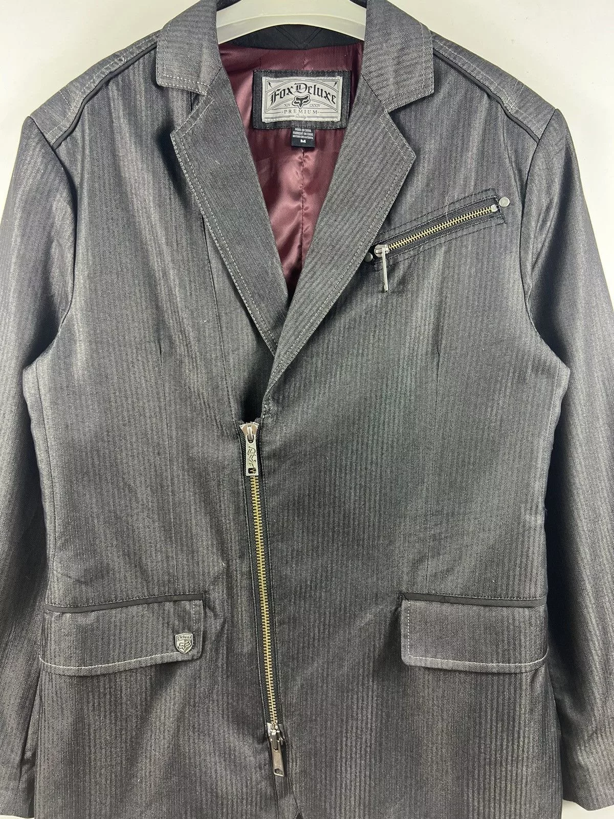Fox Racing Heavy Coats Fox Racing 🔥 FOX DELUXE herringbone heavy jacket - M Gray