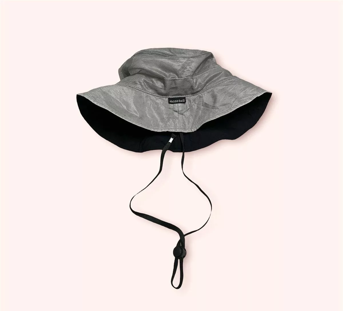 Montbell Hats Montbell × Vintage RARE VINTAGE TRANSPARENT MESH MONTBELL OUTDOOR BUCKET HAT Gray
