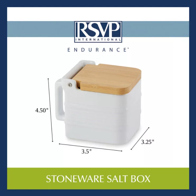 Stoneware Salt Box