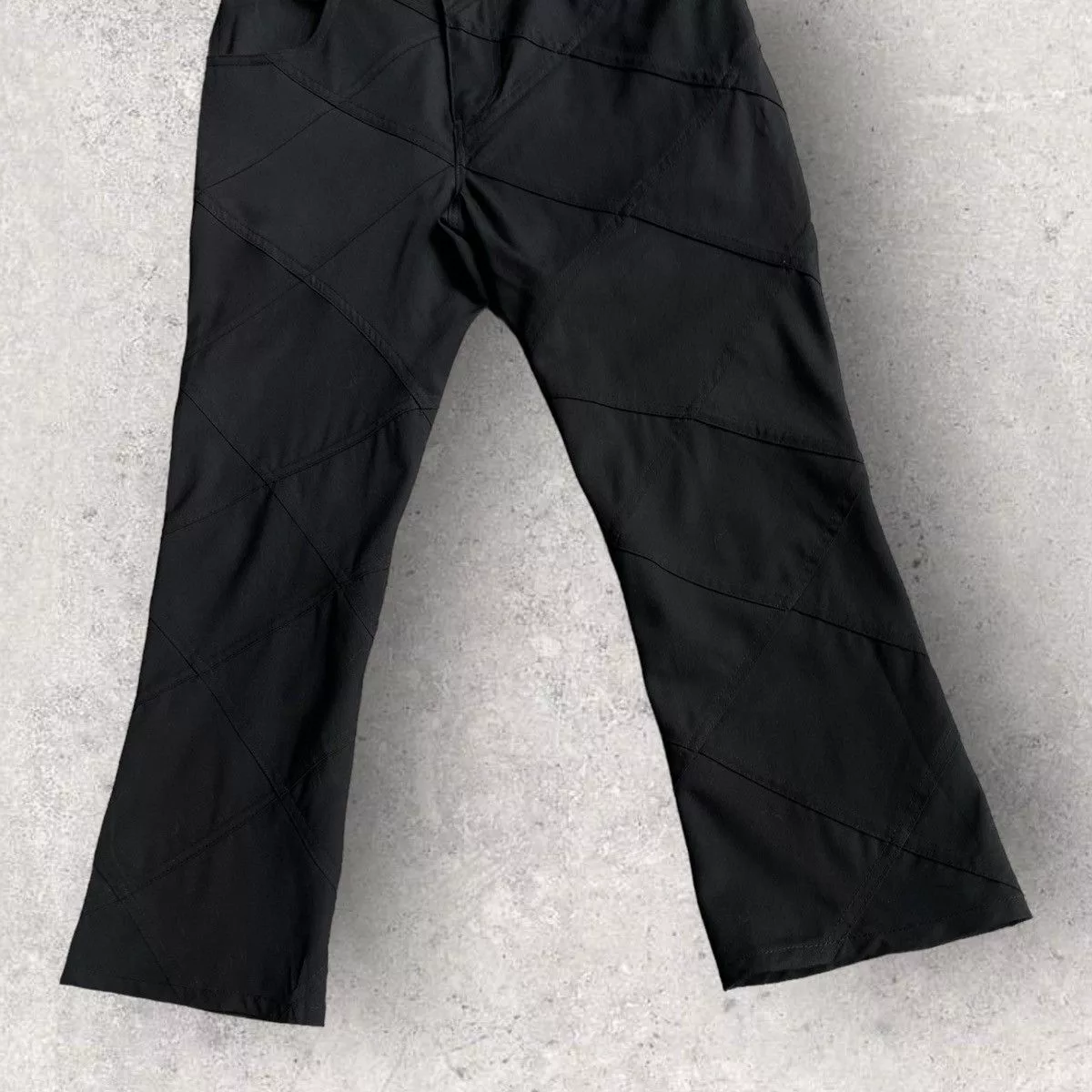 Comme des Garcons Pants Comme des Garcons SS14 Diamond Cut Patchwork Pants Black