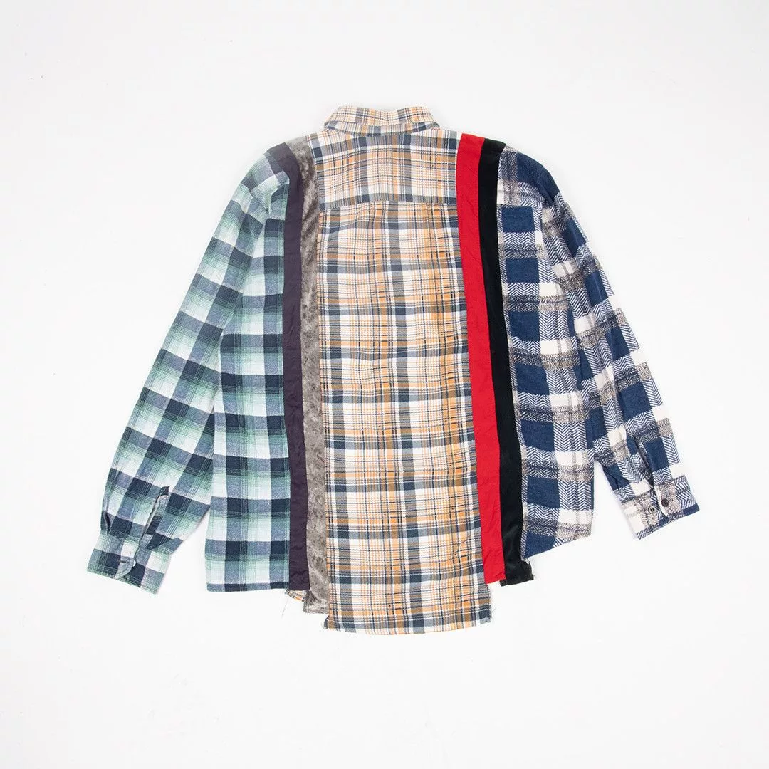 Needles Shirts Button Ups Needles 7 Cuts Flannel Shirt Multi