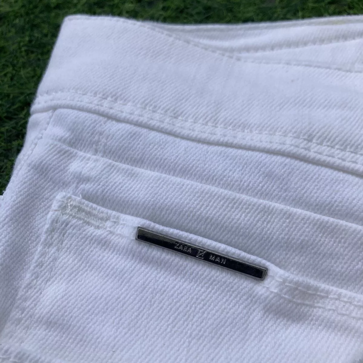 Zara Denim ALL WHITE ZARA MEN JEANS