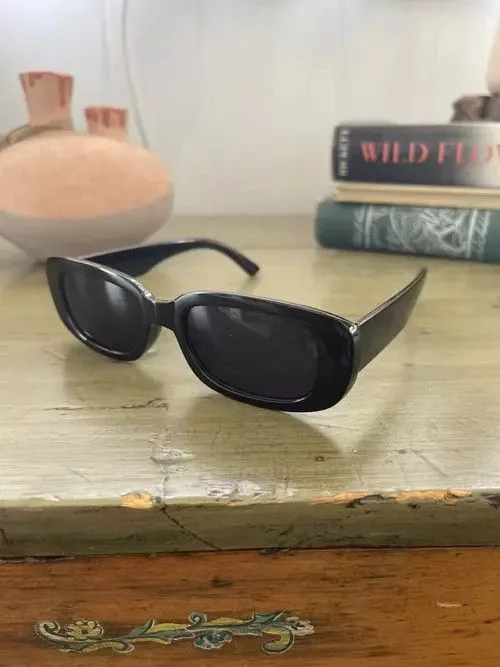 Vintage Sunglasses Vintage Y2K Sunglasses Black