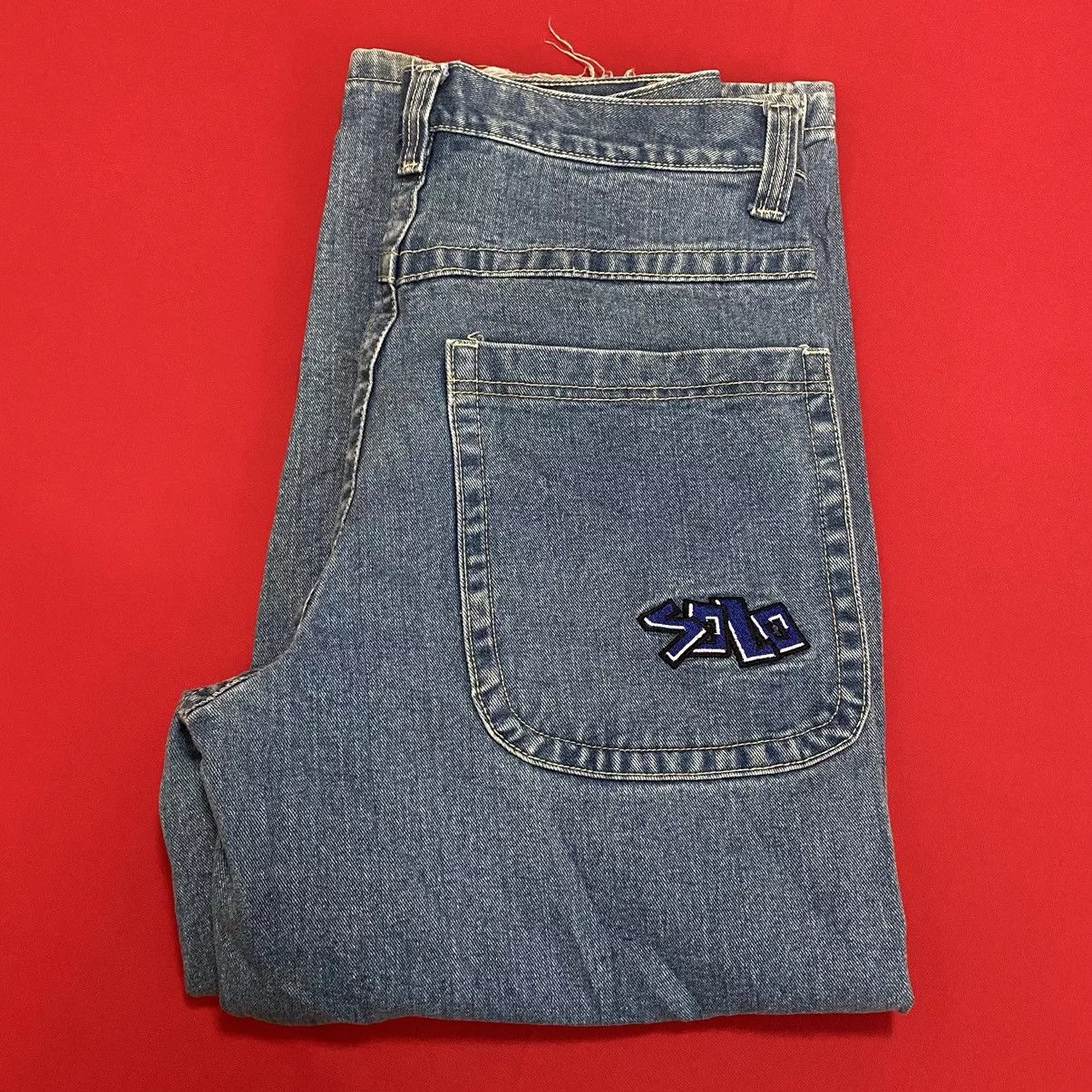 JNCO Denim JNCO × Vintage 90s Wide Leg Skate Solo Pure Jeans Sz.32 Blue