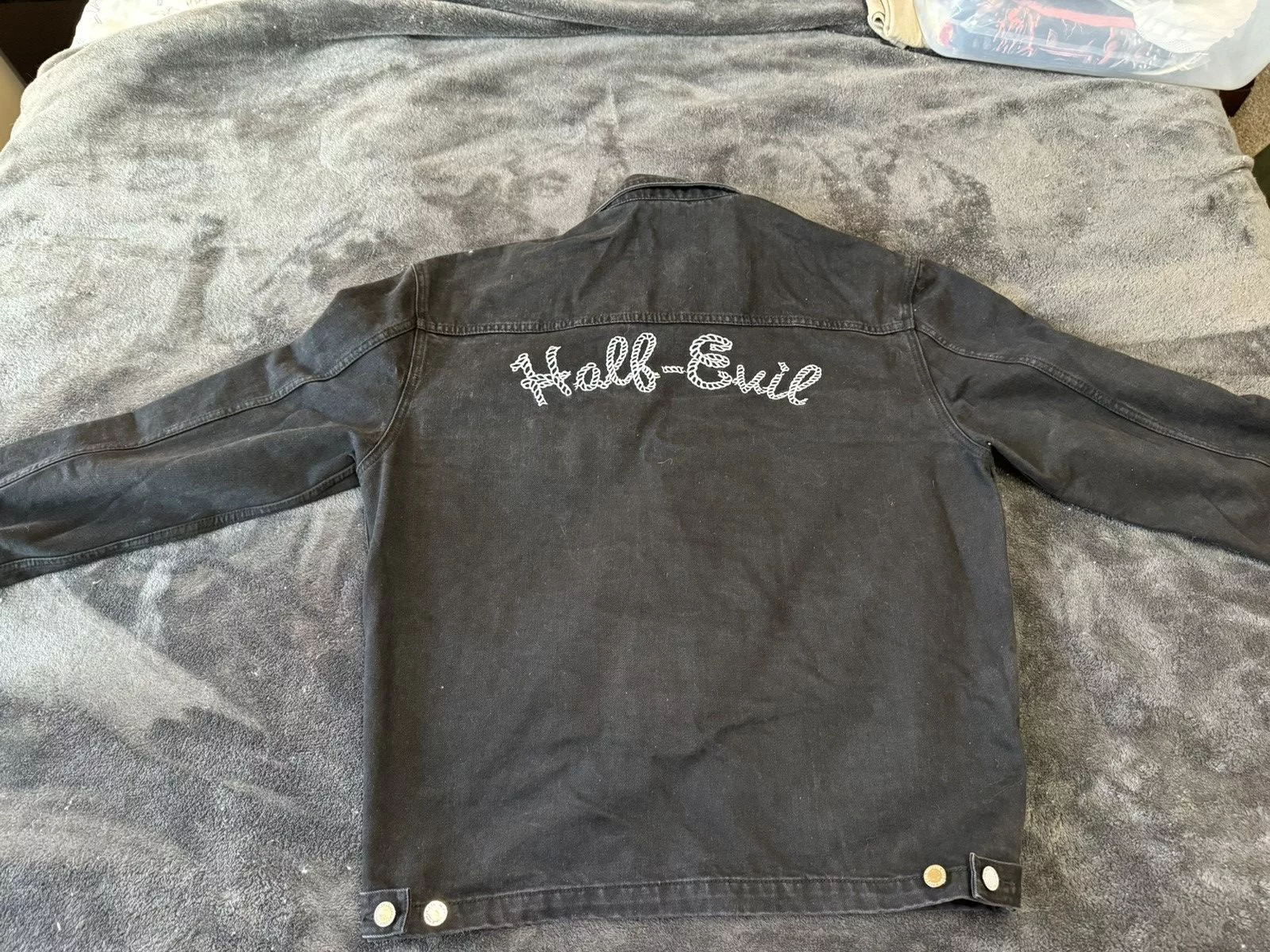 Half Evil Denim Jackets Half Evil Denim Jacket Black