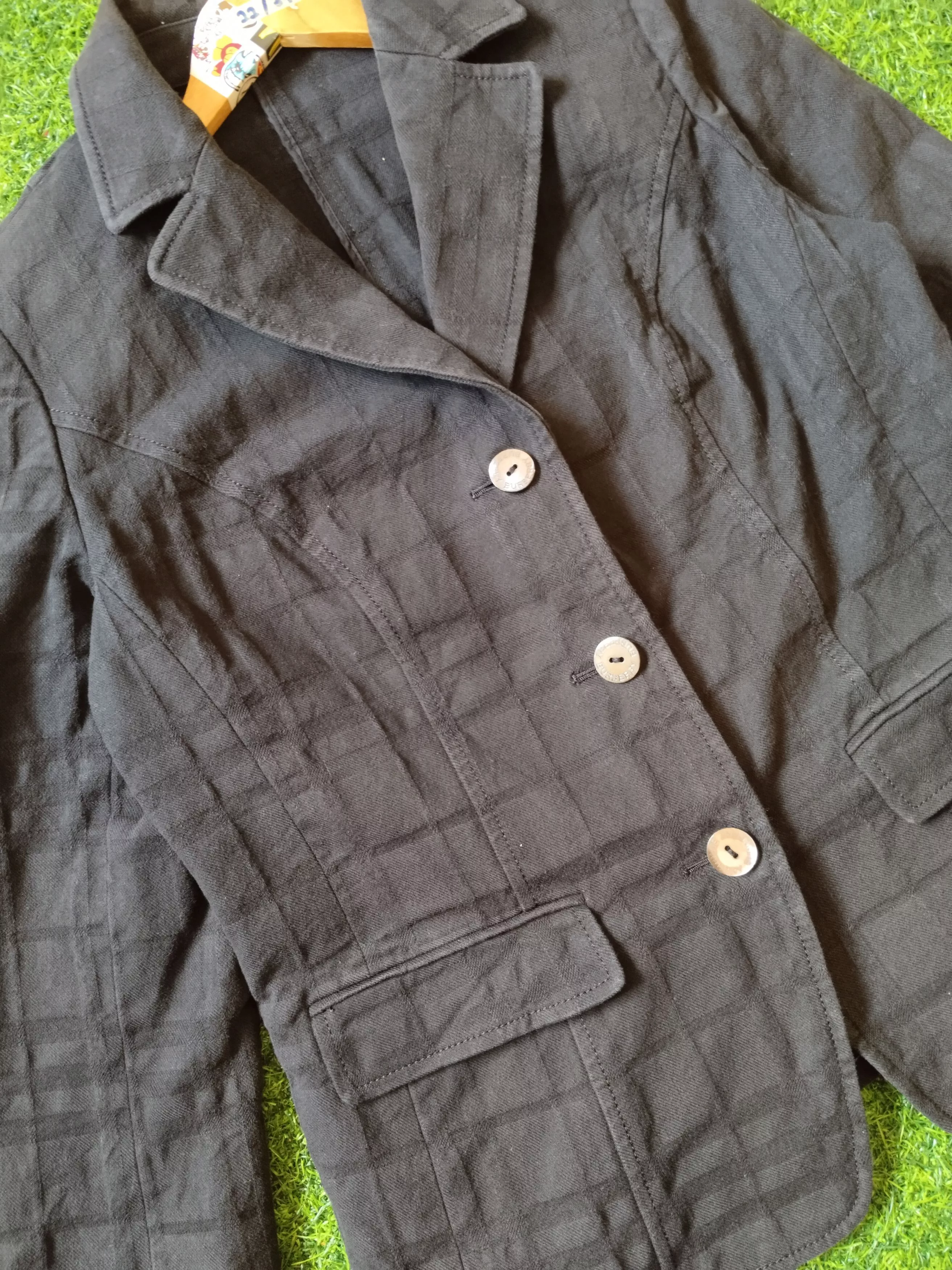 Burberry Formal Shirting BURBERRY COATS Black Luxury
