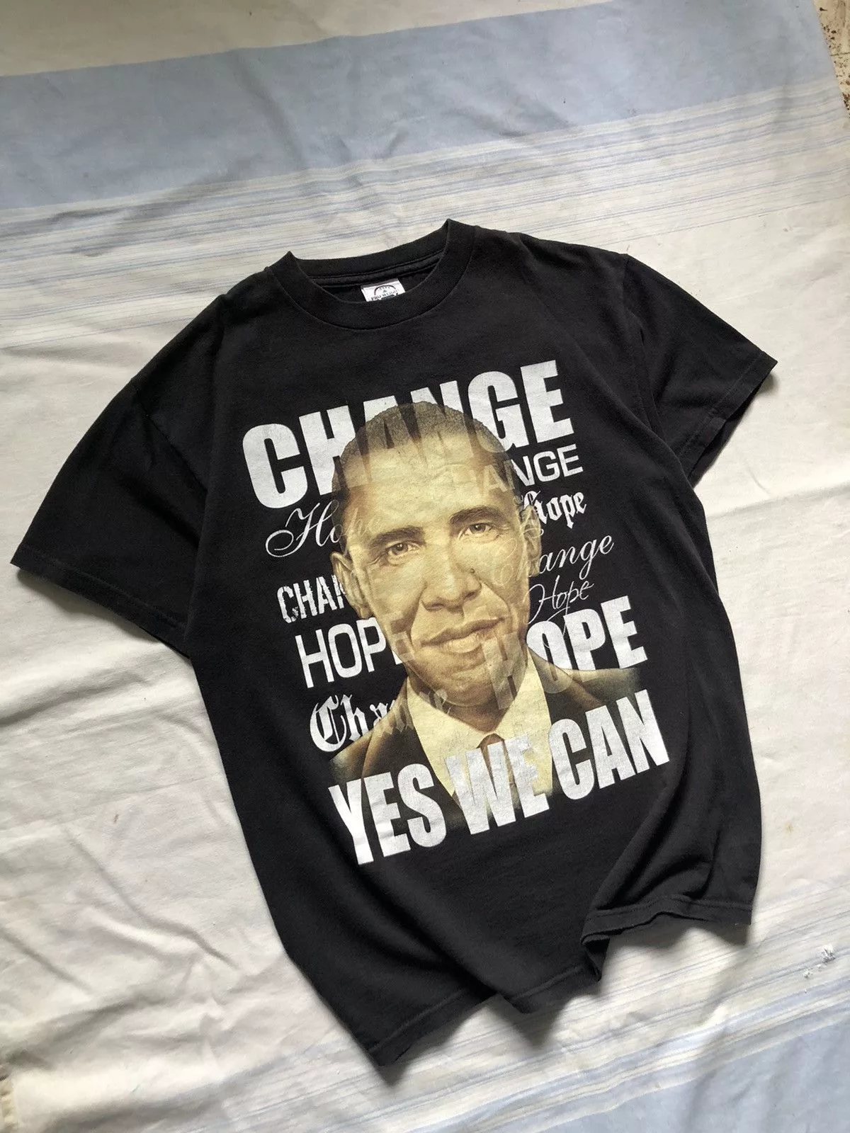 Delta Short Sleeve T Shirts Delta Obama T-Shirt Black