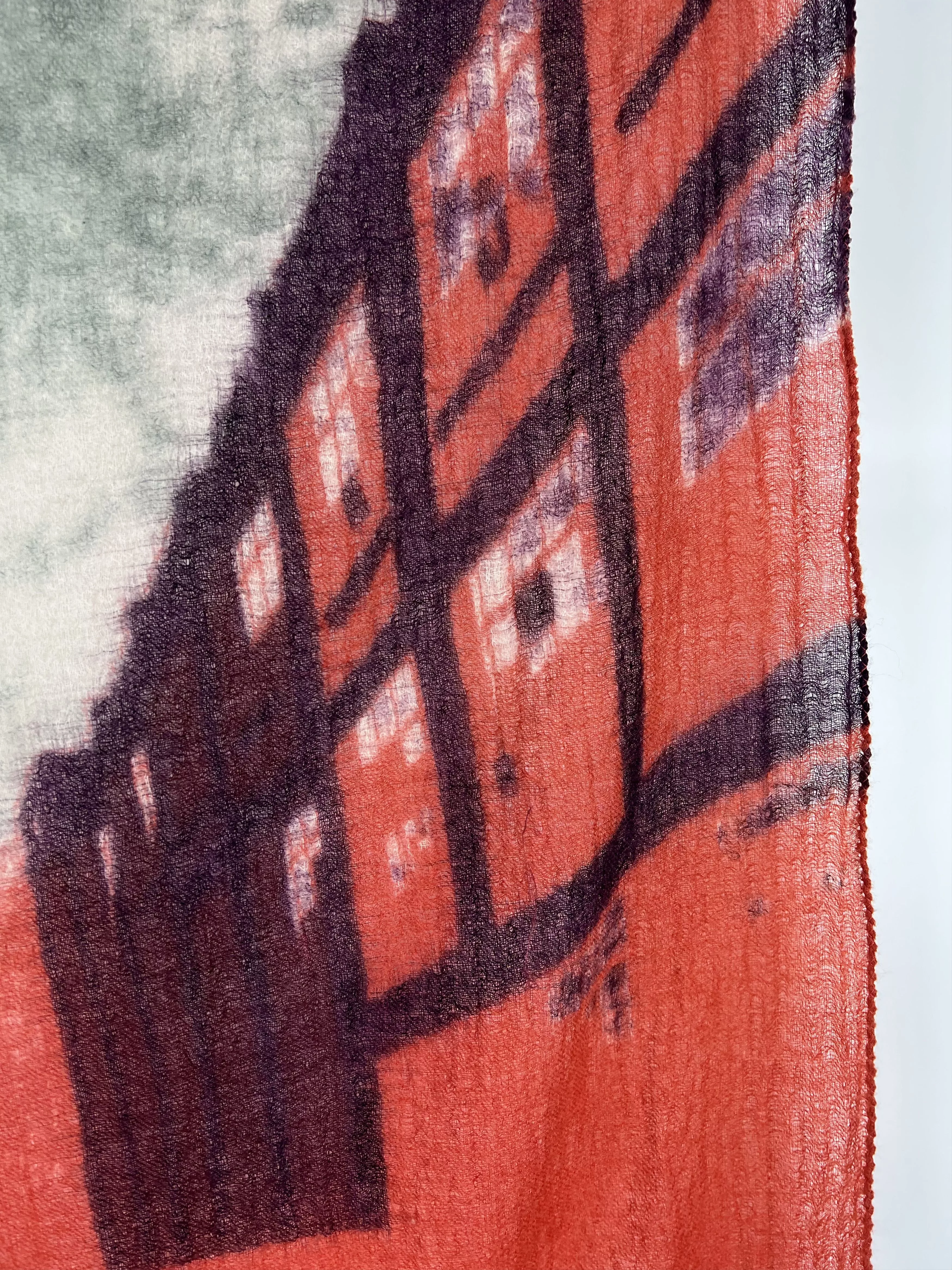 Becksondergaard Scarves Becksondergaard Beck Sondergaard Multicolor 100% Wool Scarf 190x90 Vintage