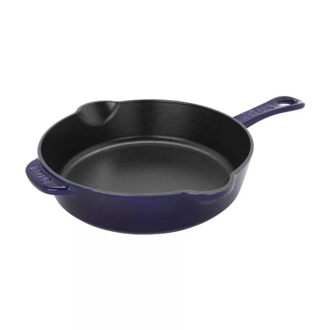 Staub 8.5" Deep Skillet Dark Blue