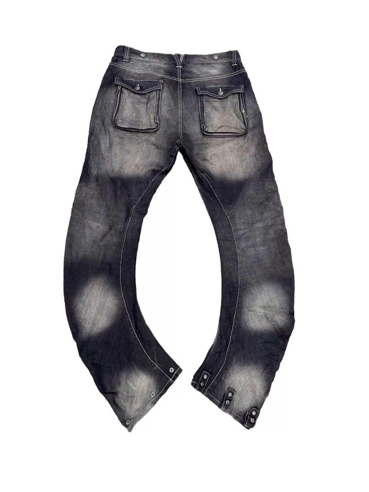 PPFM Denim PPFM Rare Twril Punk MultiPocket Denim pants Black