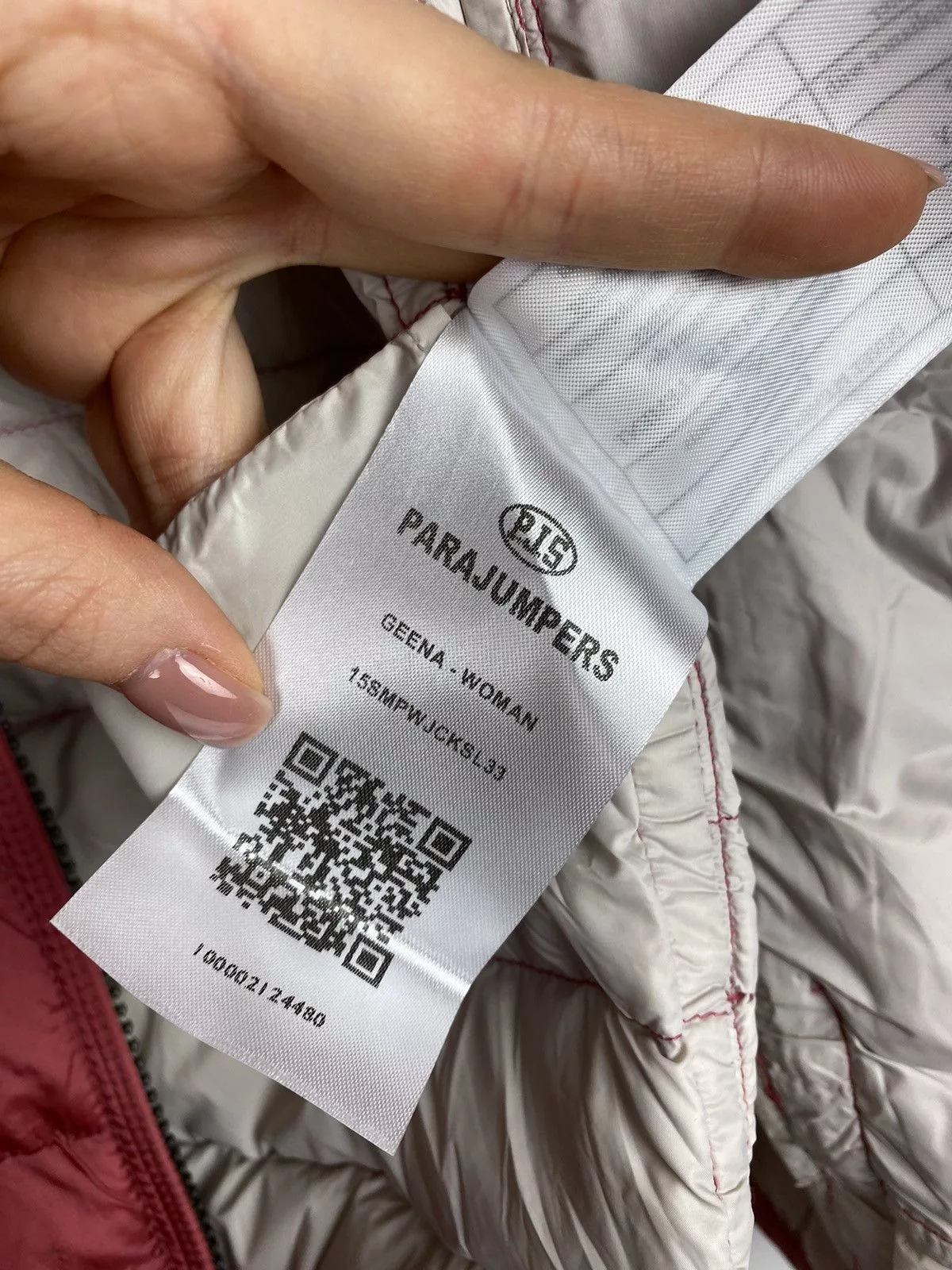 Parajumpers Down Jackets Parajumpers Super Light Weight ladies down jacket size Xl Pink Luxury
