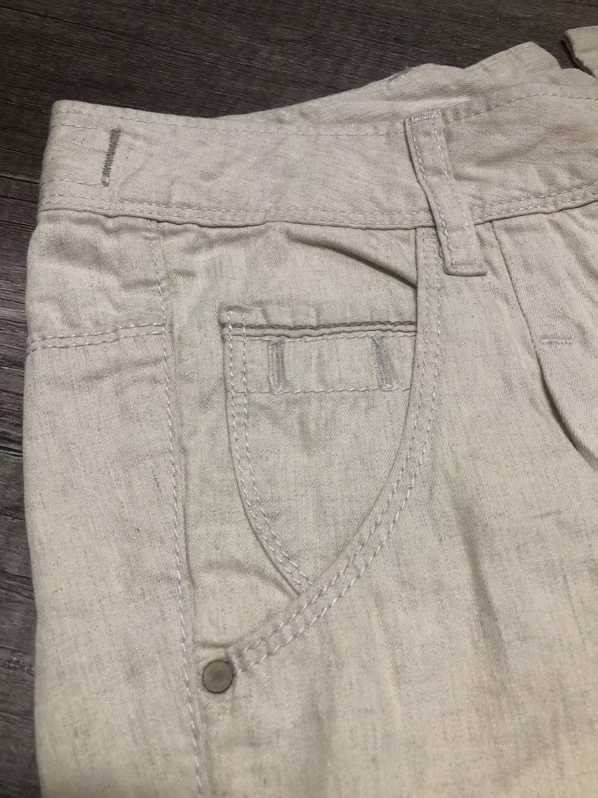 Designer Pants Designer × Marithe + Francois Girbaud × Vintage MARITHE FRANCOIS GIRBAUD CASUAL PANT White