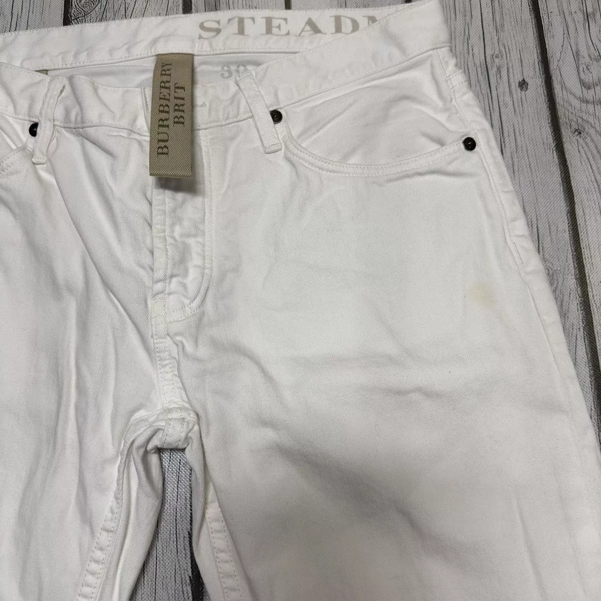 Burberry Denim Burberry Brit Steadman jeans White