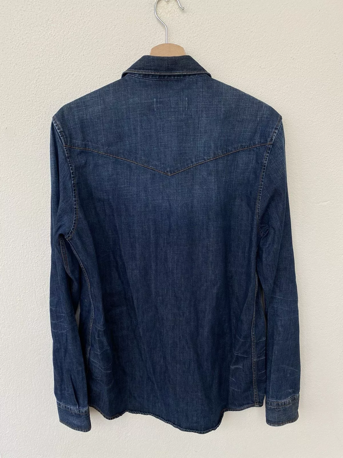 AMI Shirts Button Ups AMI Denim Shirt Blue