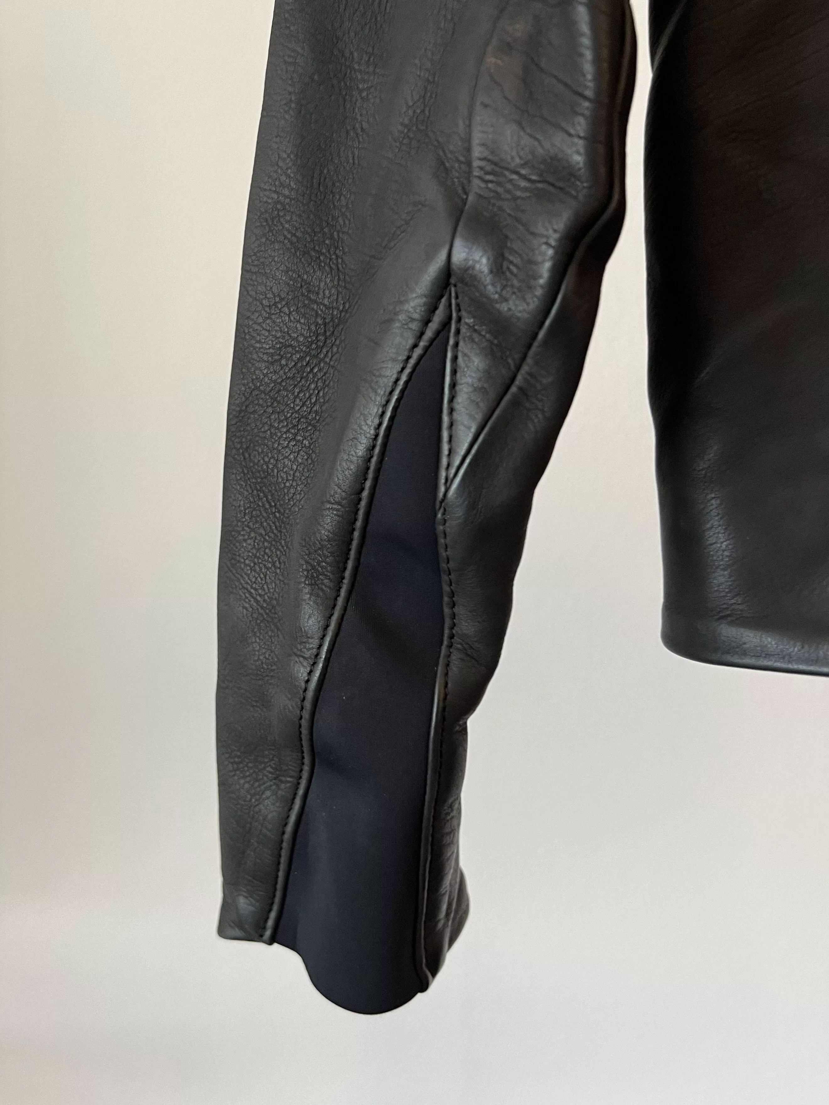 Devoa Leather Jackets Devoa Leather Jacket Black