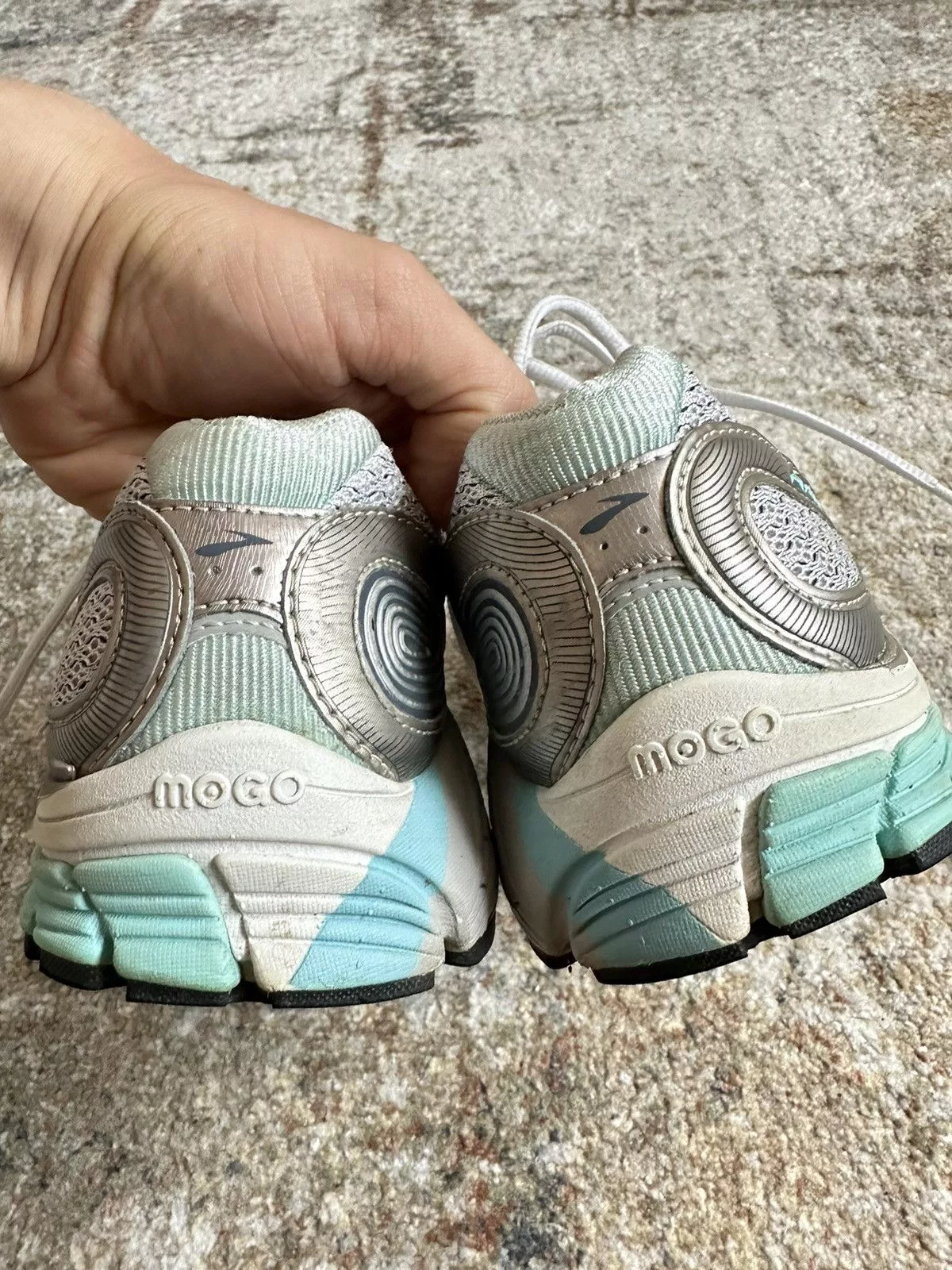 Brooks Low Top Sneakers Brooks × Vintage 🐬 Brooks Ariel Vintage Running Shoes 00s Y2K Daddy Baby Blue