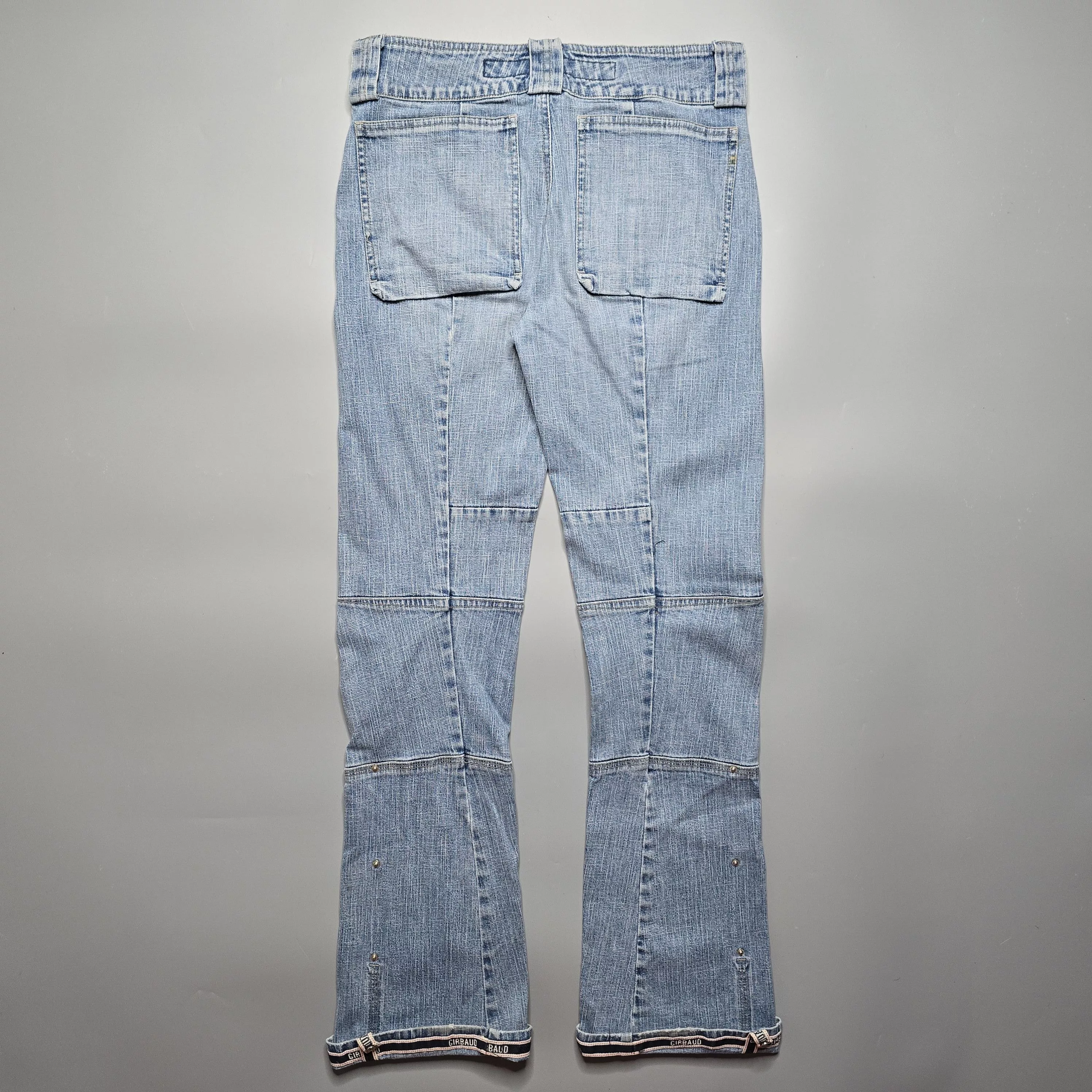 Marithe + Francois Girbaud Denim Marithe + Francois Girbaud MF+G - Y2K Bootcut Adjustable Length Jeans Blue