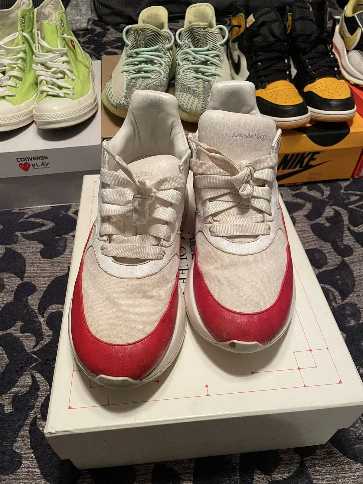 Alexander McQueen Low Top Sneakers Alexander McQueen sneaker Red