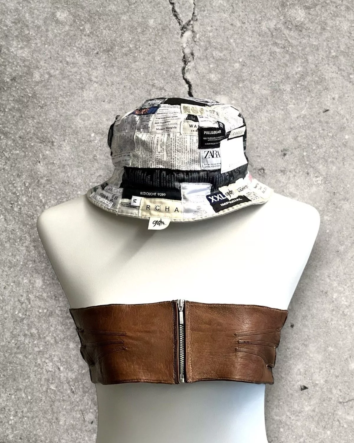 Handmade Crop Tops Handmade Glove Top Brown