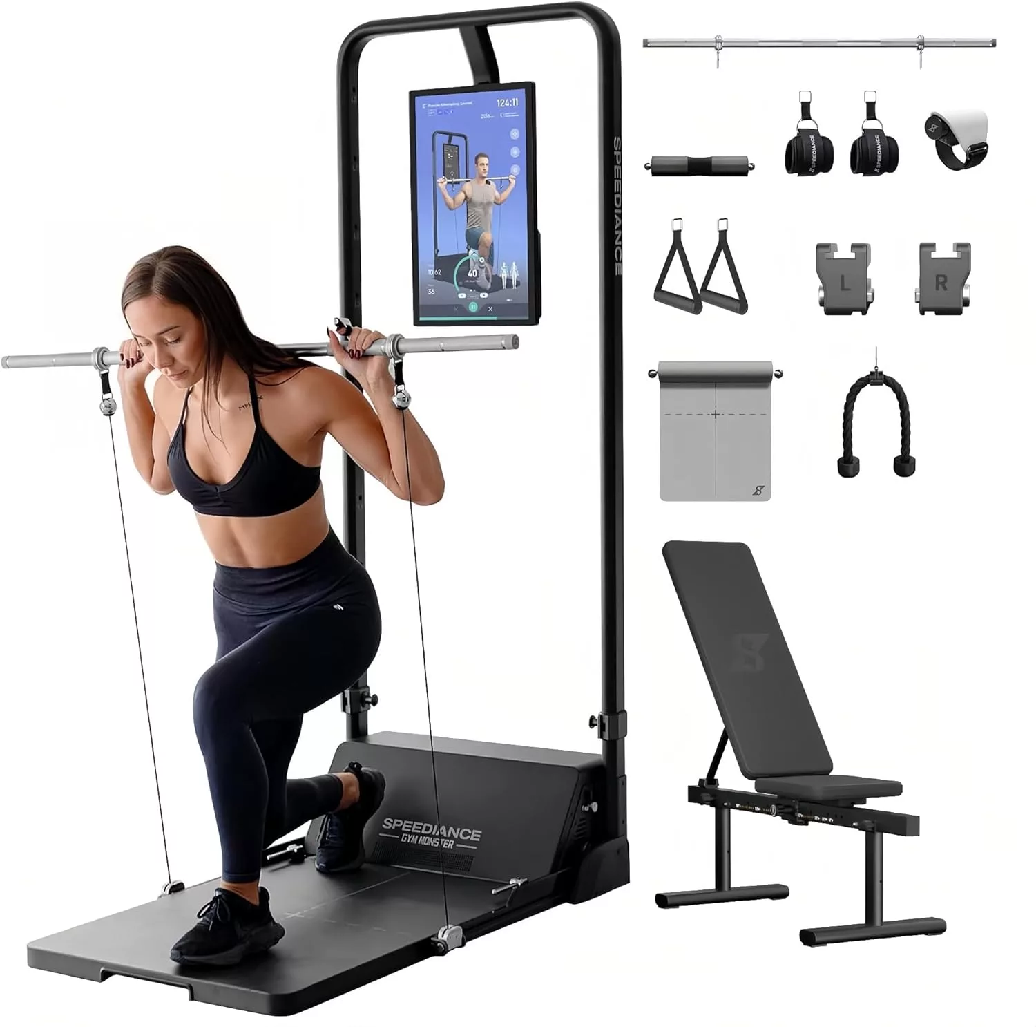Speediance Gym Monster Smart Home Gym Multifunctional Strength Training Machine Smith Cage Squat Rack Cable Station