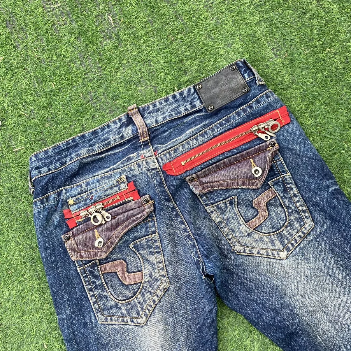 semanticdesign Denim semanticdesign SEMANTIC DESIGN FLARED BOOTCUT JEANS Blue