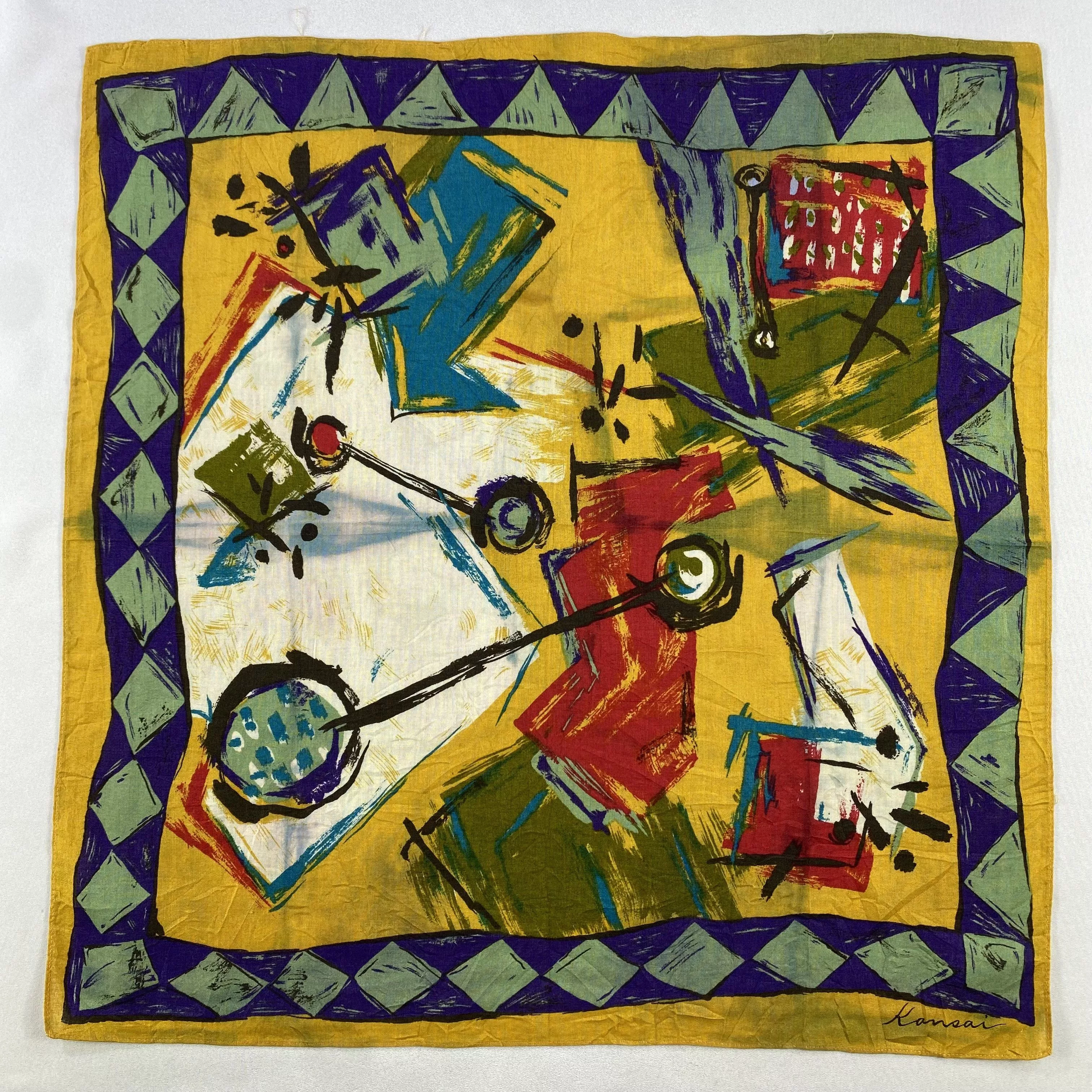 Kansai Yamamoto Ties Pocketsquares Kansai Yamamoto × Vintage Kansai Yamamoto Bandana/ Handkerchief / Neckerchief Multi