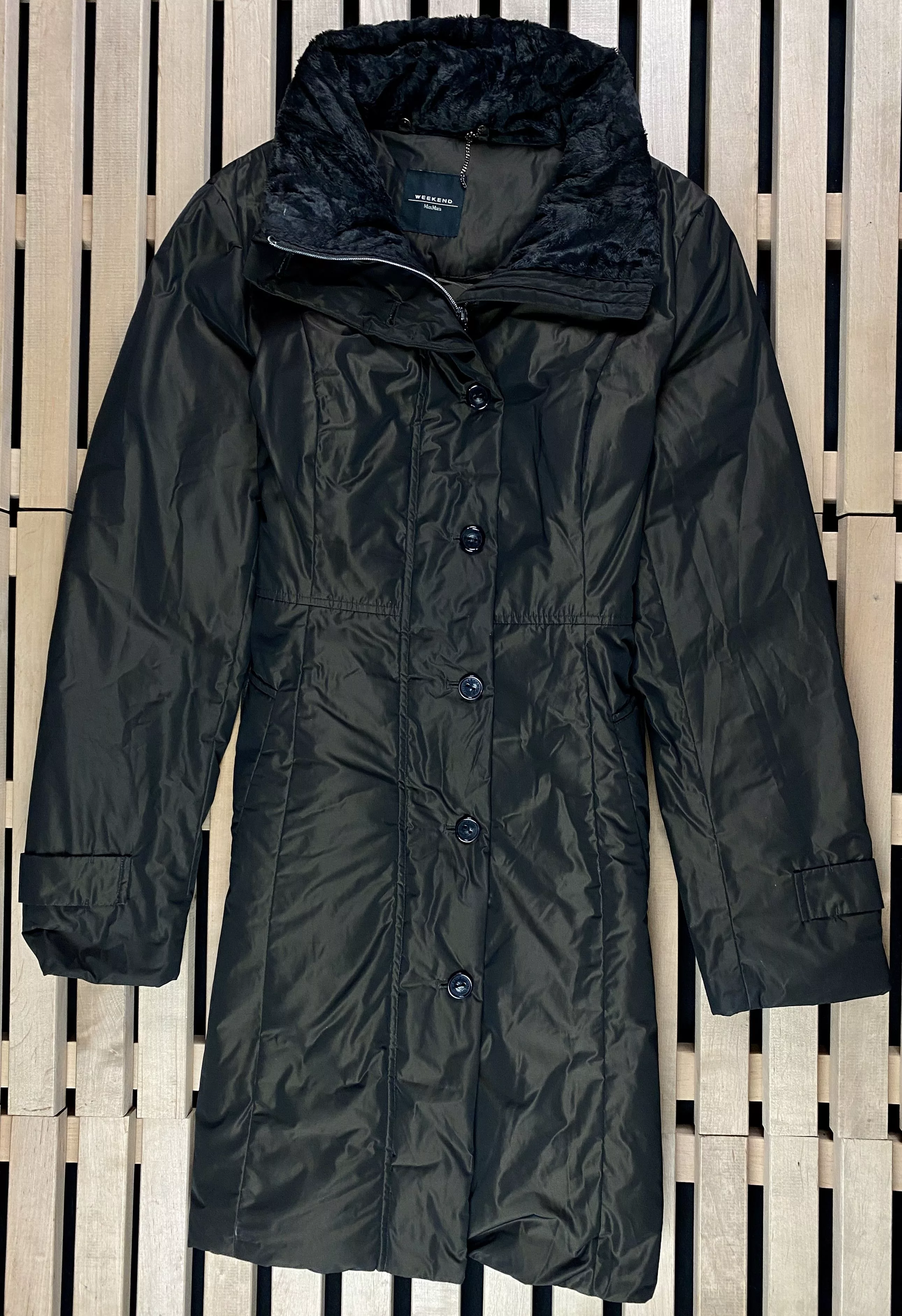 Max Mara Coats Womens Puffer Jacket Weekend Max Mara Size UK 12 US 10 Brown Luxury