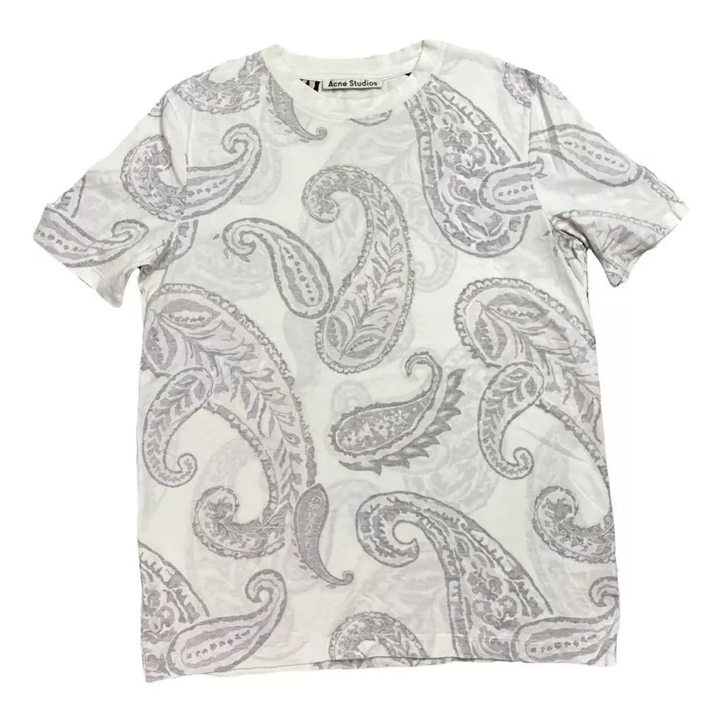 Acne Studios Short Sleeve T Shirts Acne Studios Acne Tshirt Size: S White