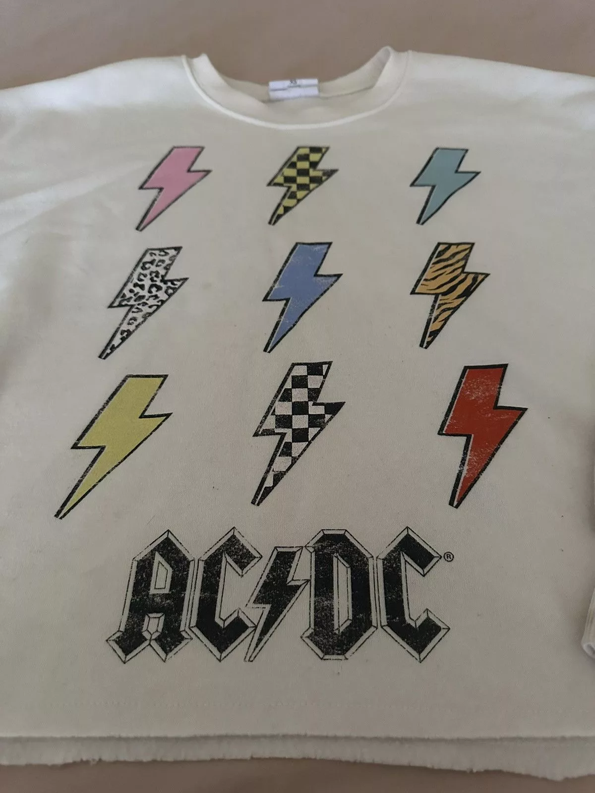 Other Sweaters Other Oversized AC/DC Graphic Band Sweatshirt White