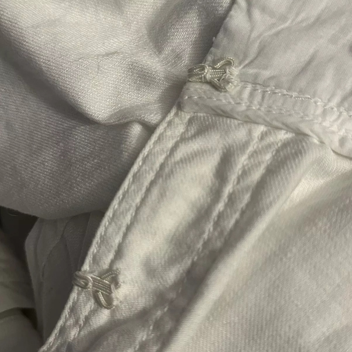 Chicos Denim Jackets Chicos Chico’s white embellished silver medallion denim jacket