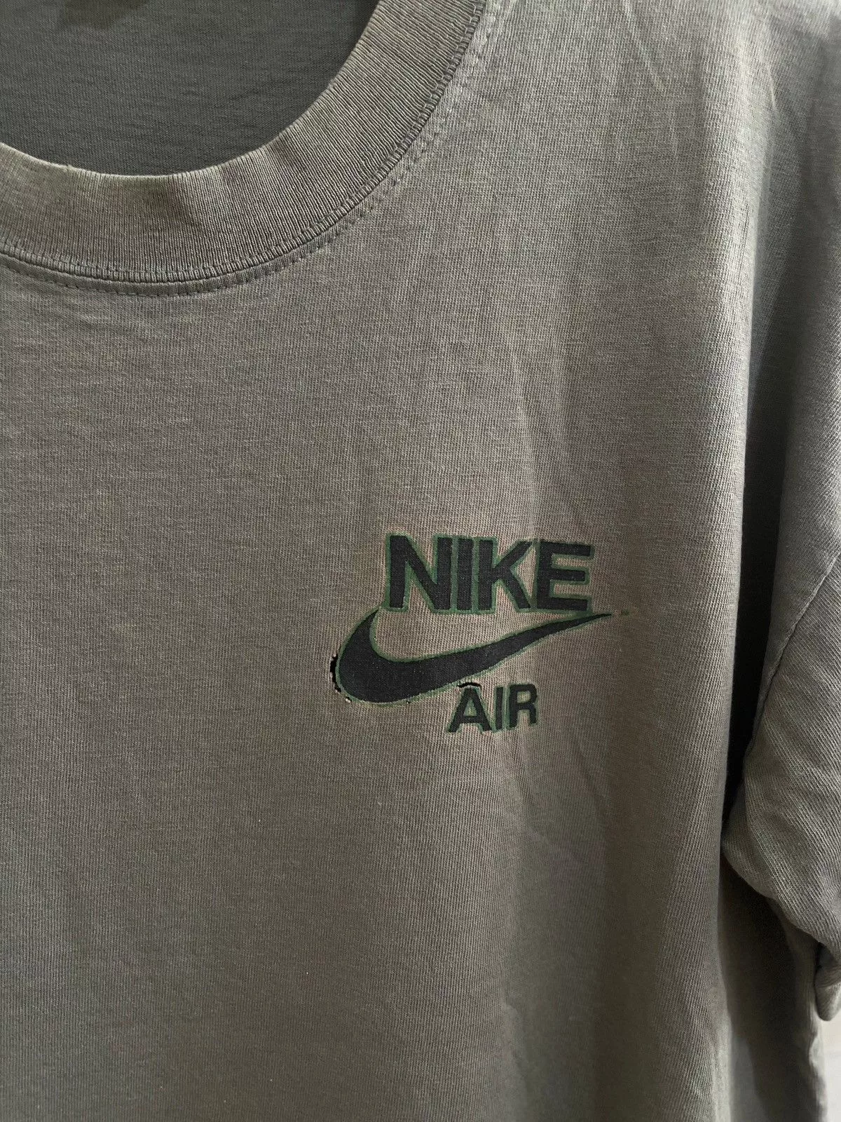 Nike Short Sleeve T Shirts Nike × Vintage Vintage Nike Air Tee Green Sportswear