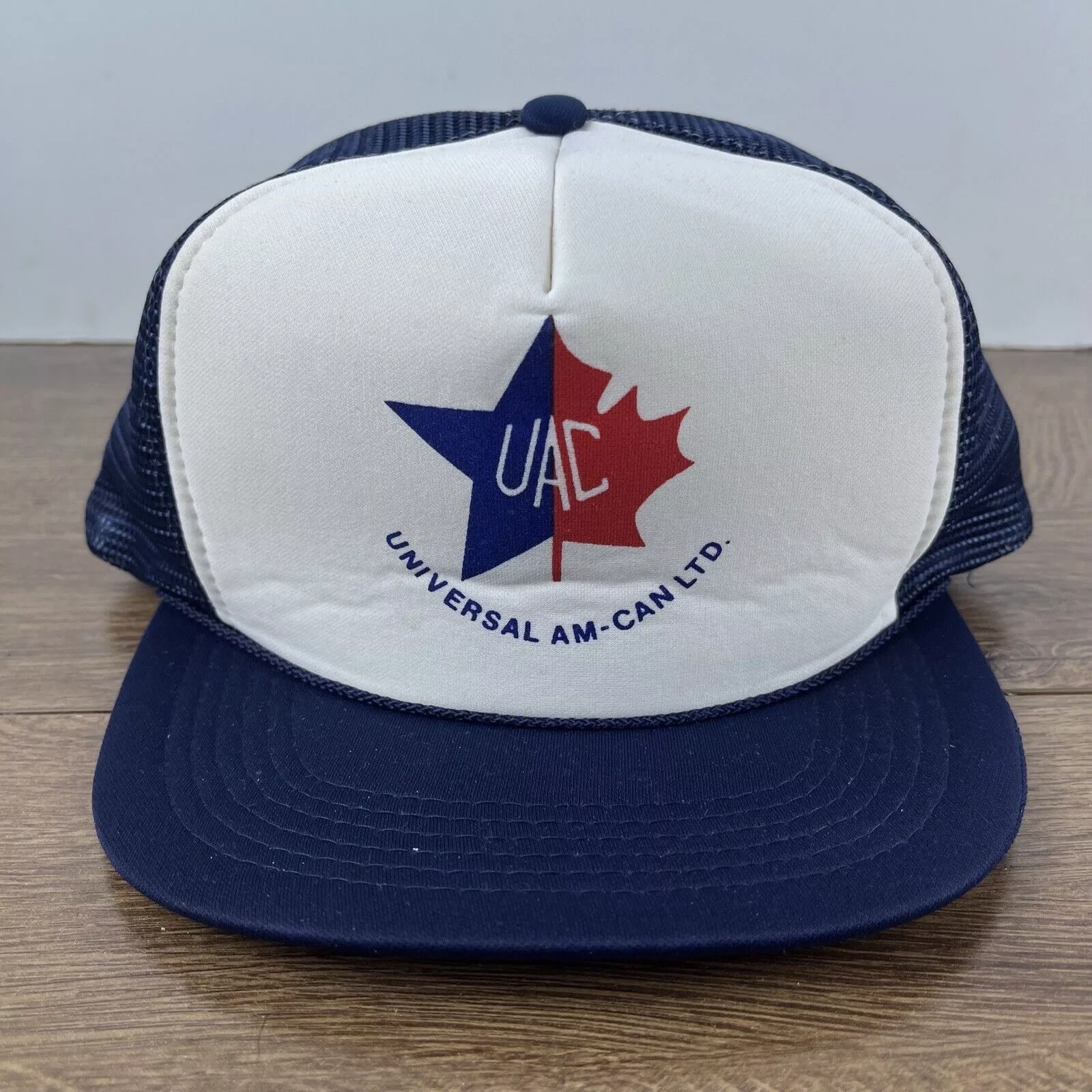 Other Hats Other UAC Snapback Hat Universal AM Can White Cap Adjustable White