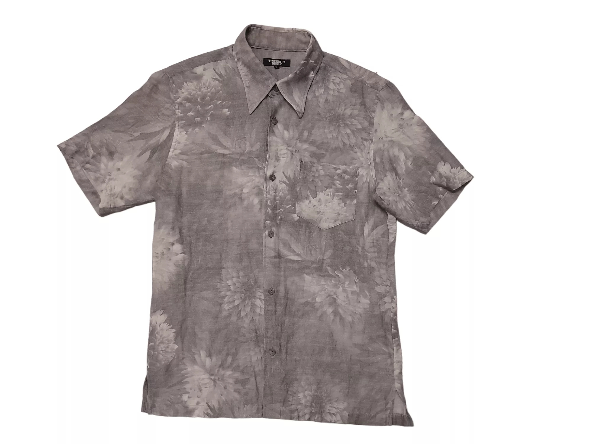Tornado Mart Shirts Button Ups Tornado Mart Japan Shibuya Yasuyuki Shirt (F325) Gray